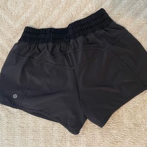 Lululemon Black Athletic Zipper Shorts - Size 6